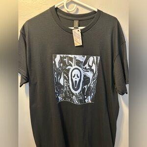NWT Handcrafted Scream/Ghostface  On Cotton T-shirt Large Horror Movie
